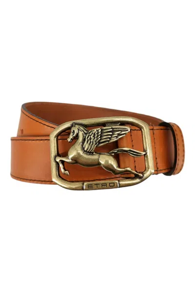 Etro Belts Leather Brown