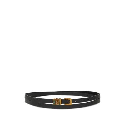 Etro Leather Belt In Multicolor