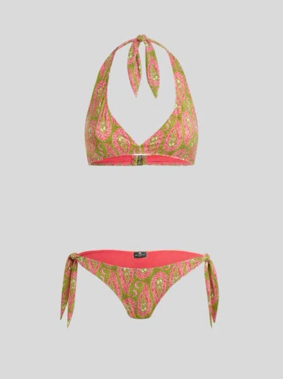 ETRO , BIKINI MIT PAISLEY-FOLIAGE-MUSTER, DAMEN, MULTICOLOR, GRÖSSE XL