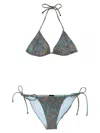 Etro Bikini Paisley Beachwear In Multicolor