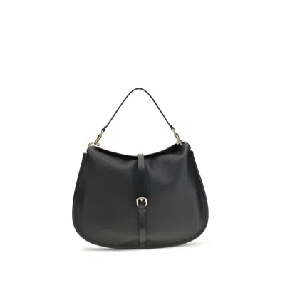 ETRO ETRO BLACK CALF LEATHER BOS TAURUS SHOULDER WOMEN'S BAG