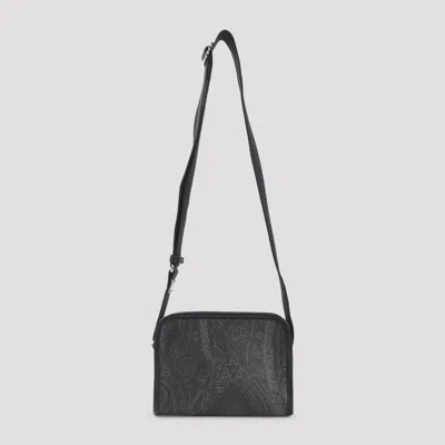 Etro Black Cotton Arnica Crossbody Camera Case