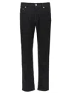 Etro Black Jacquard Jeans In Black