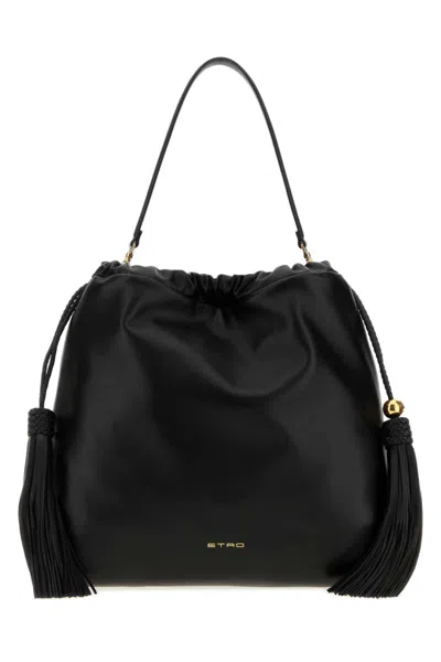 ETRO BLACK KALISPERA MEDIUM SHOULDER BAG
