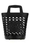 Etro Woman Black Leather Bucket Bag In Black