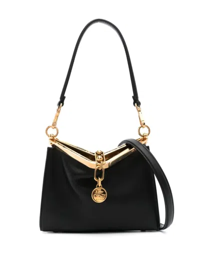 ETRO BLACK LEATHER BAG