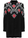 Etro Paisley-print Silk Shirt In Black