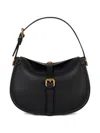 Etro Small Leather Pony Bag In Black