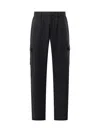 Etro Black Straight Cargos Pants In Black