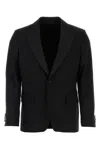 Etro Giacca In Lana Stretch Nera Uomo