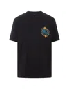 Etro Logo Embroidered Oversized T-shirt In Purple