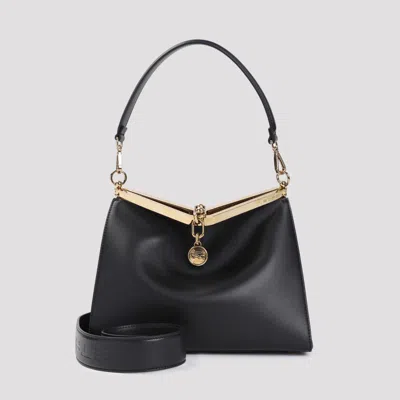 ETRO BLACK VELA MEDIUM SHOULDER BAG