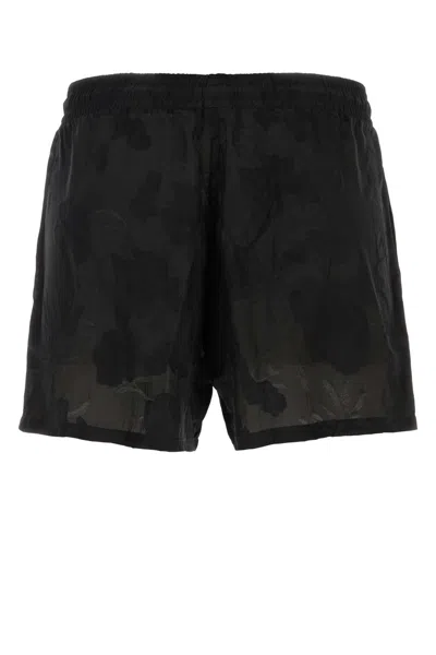 Etro Black Viscose Blend Swimming Shorts