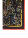 Etro Black Wool Blend Scarf Women In Black