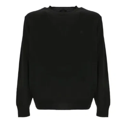 ETRO ETRO BLACK WOOL CREW NECK SWEATER