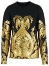 Etro Metallic Jacquard Crewneck Sweater