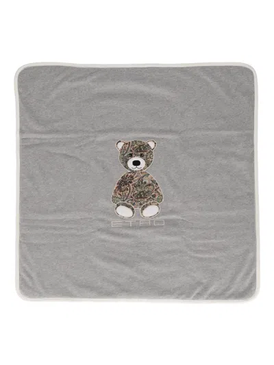 Etro Blanket In Gray