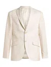 Etro Patterned Blazer With Pockets And Lapel In White