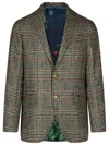Etro Blazer In Beige Linen And Cotton Blend Men In Beige