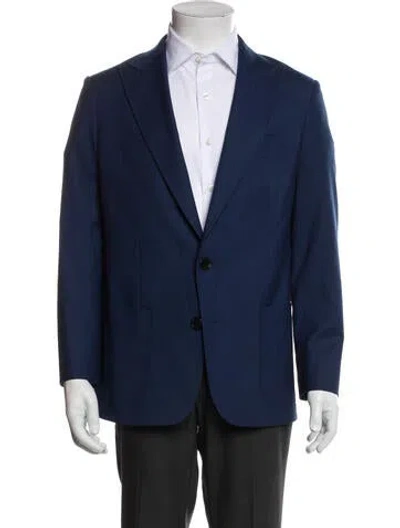 Pre-owned Etro Blazer In Blue