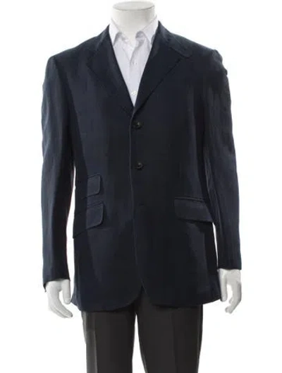 Pre-owned Etro Blazer In Blue