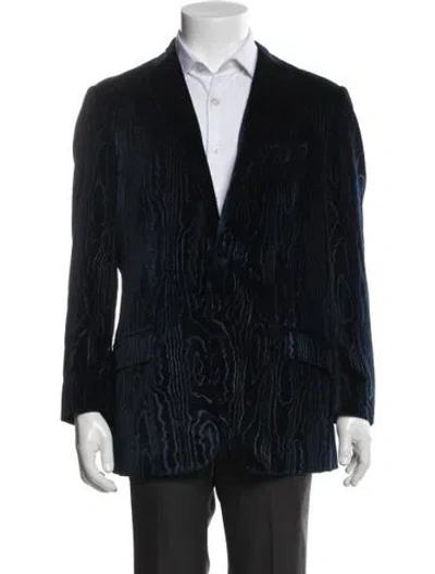 Pre-owned Etro Blazer In Blue