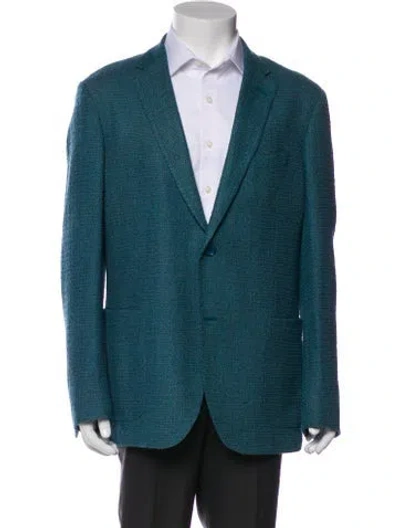 Pre-owned Etro Blazer In Blue
