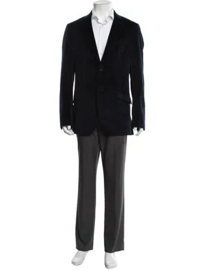 Pre-owned Etro Blazer In Blue