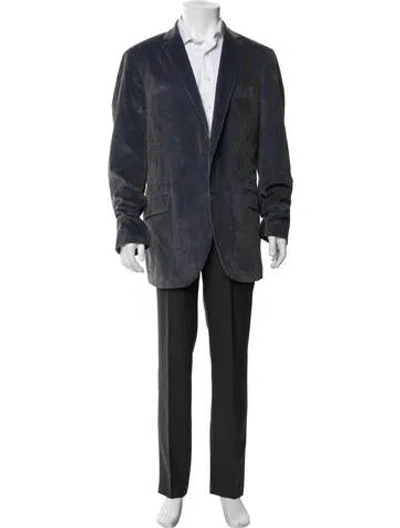 Pre-owned Etro Blazer In Blue
