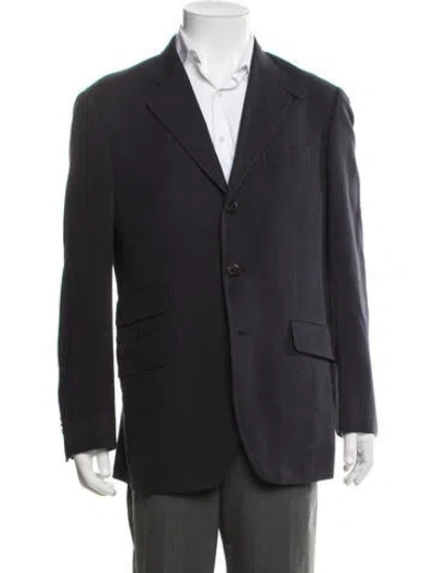 Pre-owned Etro Blazer In Blue