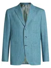 Etro Blazer In Clear Blue