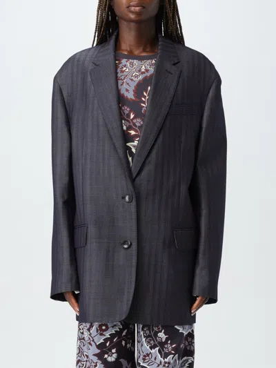 ETRO BLAZER ETRO WOMAN COLOR GREY,F92399020