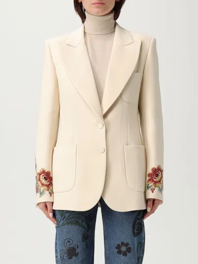 ETRO BLAZER ETRO WOMAN COLOR WHITE,H25203001