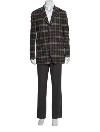 Pre-owned Etro Blazer In Gray
