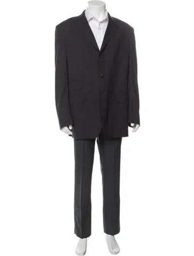 Pre-owned Etro Blazer In Gray