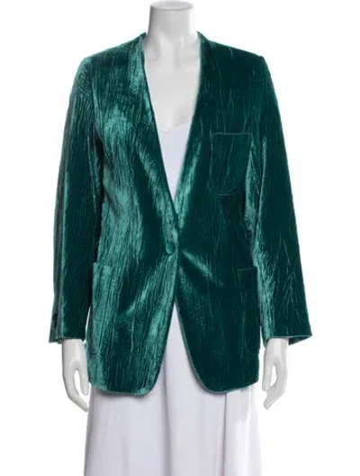 Pre-owned Etro Blazer In Green