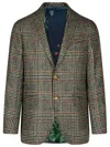 Etro Blazer In Beige Linen And Cotton Blend Men In Beige