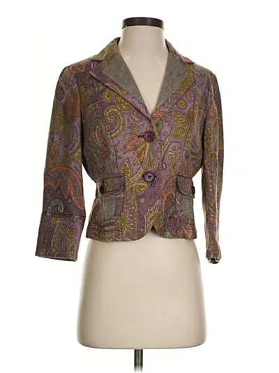 Pre-owned Etro Blazer Jacket In Purple
