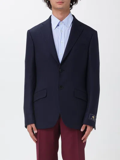 Etro Blazer Men  In Blue