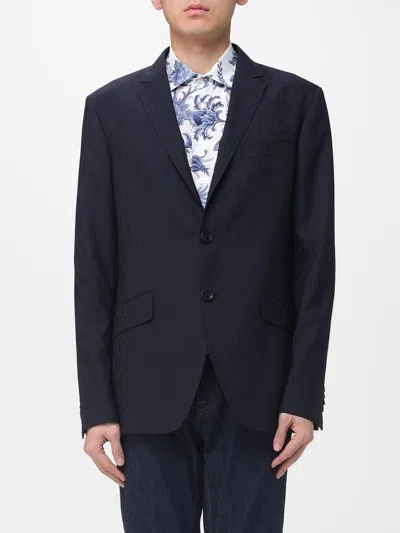 Etro Blazer Men  In Blue
