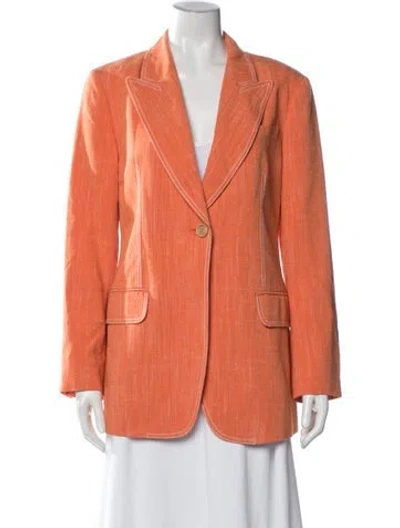Pre-owned Etro Blazer In Orange