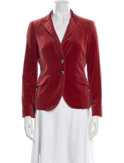Pre-owned Etro Blazer In Red