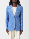 Etro Buttoned Blazer In Blue