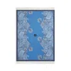 Etro Bloom Floral Jacquard Wool Throw In Blue