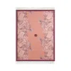 Etro Bloom Floral Jacquard Wool Throw In Pink