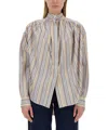 Etro Women's Blouse With Stripe Pattern Shirt | Size 38 | Wria0006 In Multi