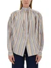 Etro Women Blouse With Stripe Pattern In Multi