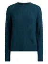 Etro ケーブルニット セーター In Blue