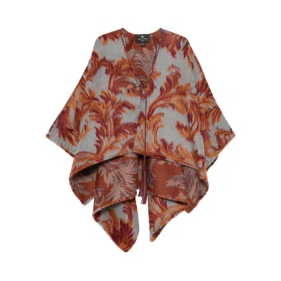 Etro Blue Coats Women In Multi