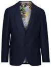 Etro Cotton Blazer Buttoned Cuffs